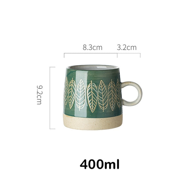 Vintage Japanese Pottery Mugs