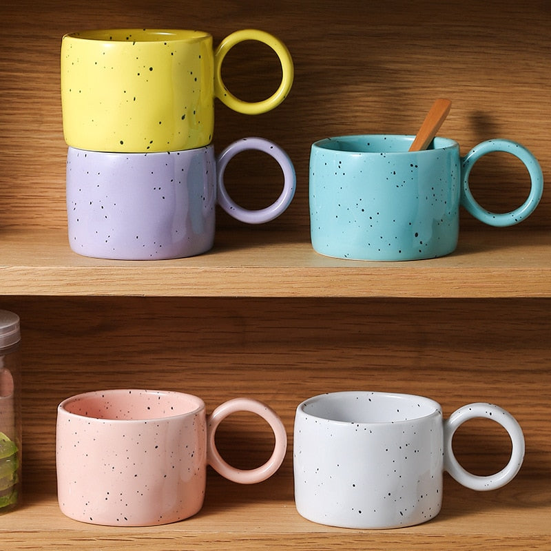 Colorful Ceramic Coffee Cups