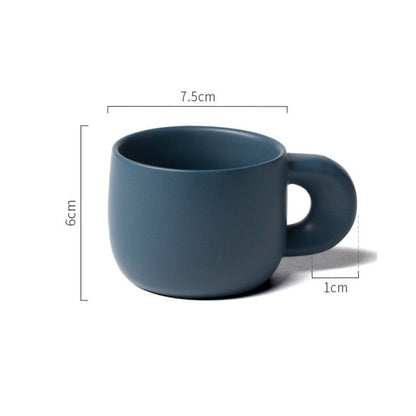Thick Handle Simple Mug
