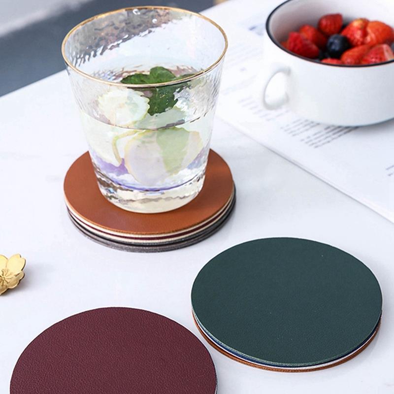 Non-Slip Leather Place Mat